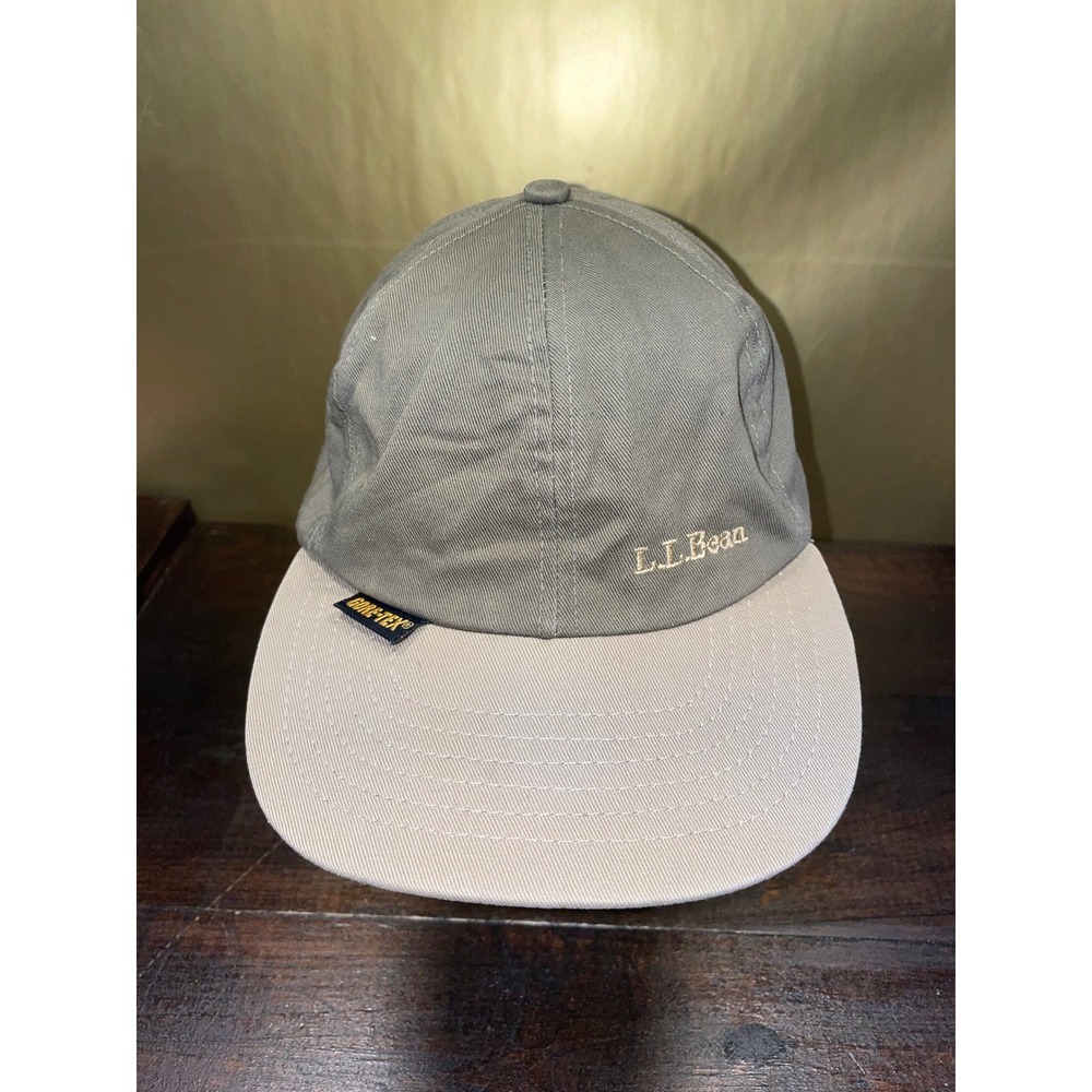 L.L.Bean‎ Gore Tex Baseball Cap Men's Adjustable Khaki Green Tan